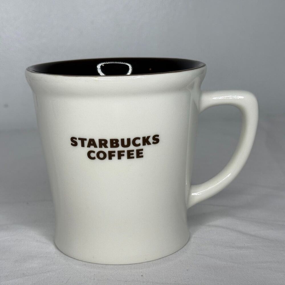 Starbucks Coffee Classic Logo Mug 2009 Bone China White Cup